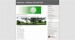 Desktop Screenshot of gedneyhillgolfclub.co.uk